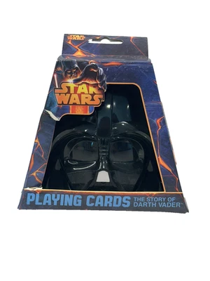 New Disney Star Wars Playing Cards The Story of Darth Vader Hard Case Collector - Image 1 of 4