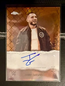 2025 Topps Chrome WWE Cactus Jack JOHNNY GARGANO Astro Knights Auto Orange /25 - Picture 1 of 1