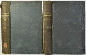 FIELD SPORTS OF THE NORTH OF EUROPE, Lloyd 1842. Scandinavia, Hunting, Fishing - Picture 1 of 9