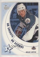 2002-03 ITG Be A Player All-Star Edition He Shoots He Scores Brian Leetch HOF