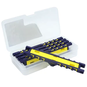 5Pcs Fishing Snelled Hook Holder with Storage Box Fishing Line Winding Board Fis - Picture 1 of 13
