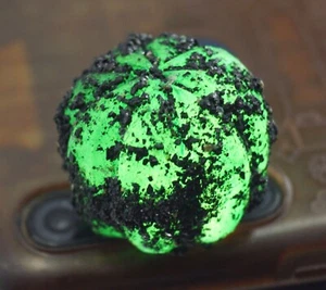 Piedra preciosa áspera melón paquistaní melón verde natural certificada de tierra 143,10 quilates - Imagen 1 de 4
