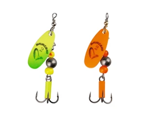 Savage Gear Caviar Spinner Anti Drall Flou Gelb o. Orange Körper Weitwurfspinner - Bild 1 von 11