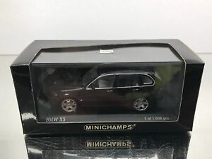 MINICHAMPS 028474 BMW X5 E53 2000 -GREEN MET. 1:43 rare color- GOOD IN BOX