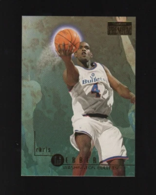 1996 SkyBox Premium Basketball Chris Webber #129 - Washington Bullets NBA - Image 1 of 2