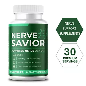 Fórmula avanzada de apoyo nervioso Nervior - Neuropatía alivio del dolor R-ALA - Imagen 1 de 9
