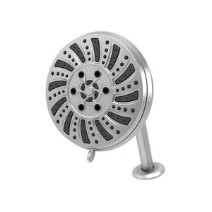 6,69" diámetro. Ajuste de placa frontal ducha de lluvia con brazo de ducha de acero inoxidable - Imagen 1 de 6