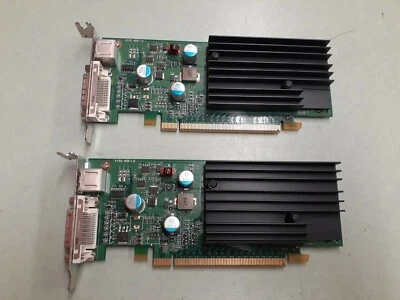 (2) N751G Nvidia V155 Geforce 9300 GE 256 MB Low-Profile PCI-E Graphics Card - Image 1 of 4