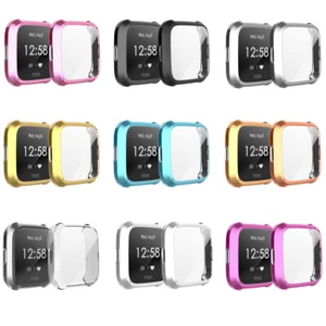 Für Fitbit Versa Lite Schutzhülle TPU Watch Bumper Tasche Schutz Displayschutz - Picture 1 of 15