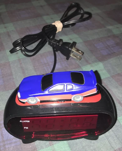 Nascar Digital Electric (AC120 V) Black Clock, Alarm Clock Cover