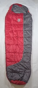 Coleman Xylo Sleeping Bag. Large. 220x80/50. Red & Grey + Bag. - Picture 1 of 11