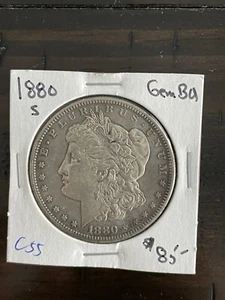 1880 S morgan silver dollar gem bu, C55 - Picture 1 of 4