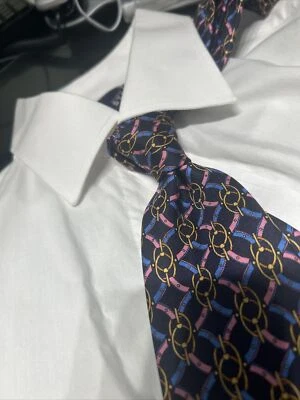 Corbata Harrods Vintage 100% Seda Hecha en Inglaterra Estilo Versace Caballero Lujo Foto 1 de 4