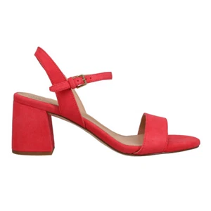 Cole Haan Josie Block Heels Sling Black Womens Red Dress Sandals W28838 - Picture 1 of 5