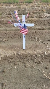 Memorial Cross Stake, Memorial Cross For Grave, Grave Marker. - Picture 1 of 4