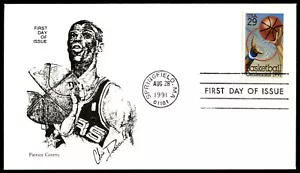 1991 Basketball Centennial FDC Patriot Covers Cachet - Picture 1 of 2