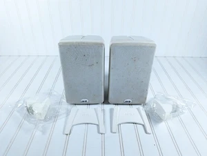 Altavoces de estantería NHT SuperOne Xu con soportes de cuña originales blancos envío gratuito - Imagen 1 de 13