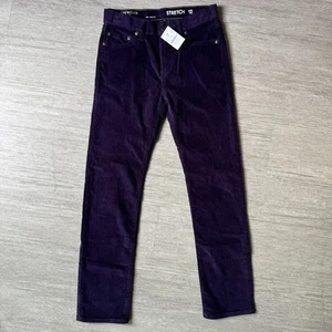 CREWCUTS J. Crew Girls Corduroy Pants Purple 12 NWT Stretch Cotton Jeans - Picture 1 of 9