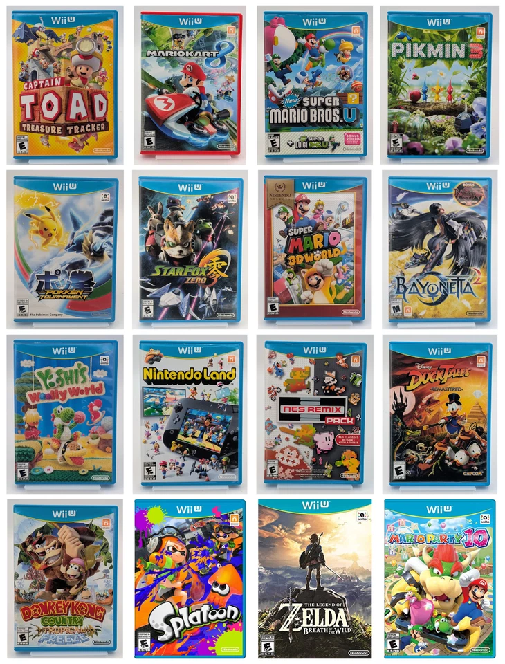 Nintendo Wii U Games Lot • Choose Your Game Super Smash Bros Mario Kart Zelda - Image 1 of 1