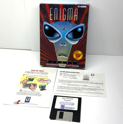 Enigma The Absolute Ultimate In Pinball PC Version 3.5 CIB W/ Box Vintage 1994 - Image 1 of 4