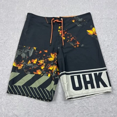 Pantalones cortos Oakley Board Shorts para hombre 36 negros inferiores 21 surf elásticos sin hidrolimpios Foto 1 de 4
