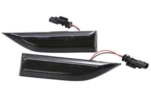 Für VW T6 Transporter/Multivan LED Blinker Seitenblinker Schwarz Set - Bild 1 von 5