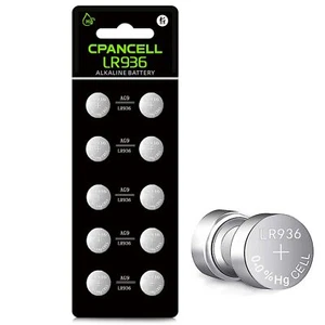 CPANCELL LR936 Batteries LR45 AG9 Battery 194 394 1.5v Alkaline Button Cell W... - Picture 1 of 6