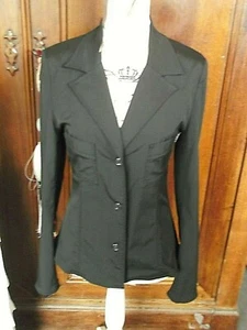 INSCRIPTION RYKIEL Veste blazer vintage stretch noir Taille 42 - Imagen 1 de 8