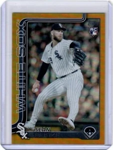 2025 Topps Series 2 Sean Burke Gold Holo Foil Insert Card /50 White Sox - Bild 1 von 2