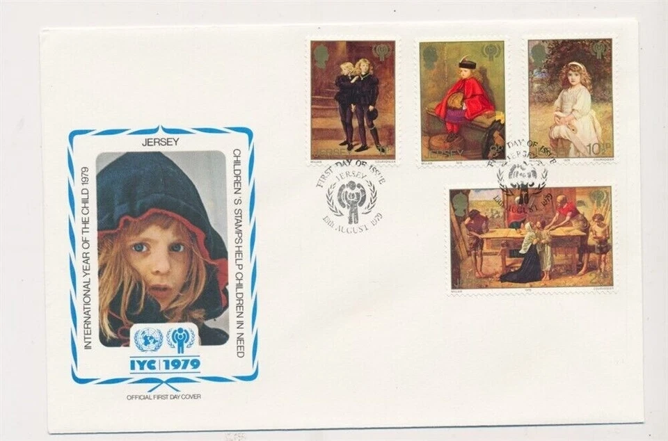 D348296 International Year of the Child 1979 UNESCO FDC Jersey - Image 1 of 1