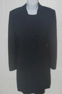 IRIS SINGER COLLECTION Para mujer Negro 5 Botones Crepe Blazer Talla 2 - Imagen 1 de 6