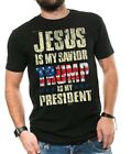 Donald Trump T-shirt Trump 2024 Jesus Is My Savior Trump Is My President Shirt