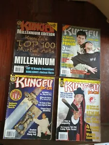 Kung Fu Magazines Mixed Lot x4 Some Scarce TITLES Inc Millennium Edition !! - Picture 1 of 12