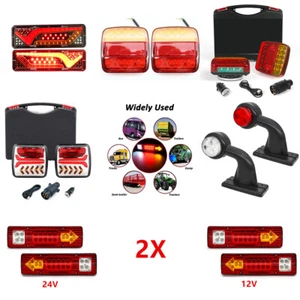 2 x rear lights including lights Rear lamp trailer car taillights DHL - Picture 1 of 36