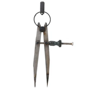 4 Zoll lange feine Spitze Teiler Quadrat konische Beine Schmuck Markierungswerkzeug - Bild 1 von 8