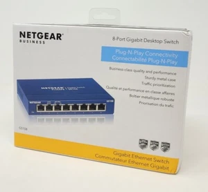 Netgear GS108 V3 Plus 8-Port Gigabit Network Switch - Picture 1 of 2