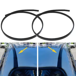 2x For 2007-2011 Toyota Camry Black Roof Top Trim Molding Kit Left & Right Side - Picture 1 of 8