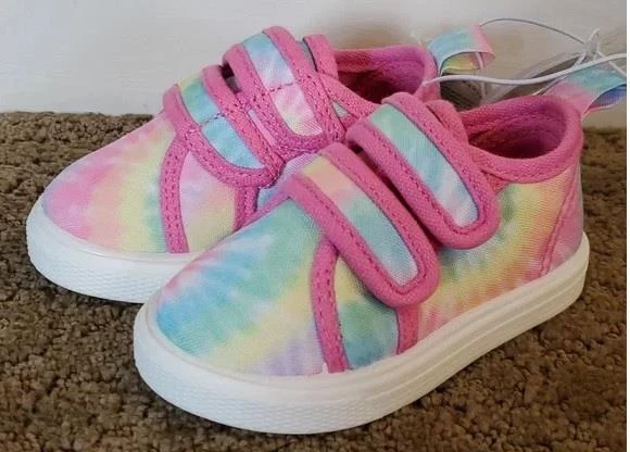 Bebés Niñas Primeros Pasos por Stepping Stones ANDY Zapatillas Tie Dye Talla 4 5 Nuevas con Etiquetas Foto 1 de 1