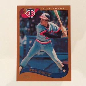 2020 Topps Archives #233 Rod Carew Minnesota Twins - Picture 1 of 2