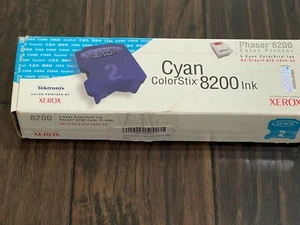 Genuine OEM Xerox Phaser 8200 5 Cyan ColorStix Ink Color Printer 016-2045-00 - Picture 1 of 2