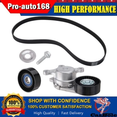 Kit de polea tensora de correa de motor para Ford Edge Explorer Flex Fusion Taurus 3,5 L Foto 1 de 4