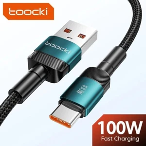 Toocki USB to Type C Charger Cable Fast Charging Data Cord for iPhone 15 Samsung - Picture 1 of 8
