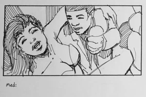 USHER Rhythm of the City Music Video original Storyboard Dan Fraga 2004 - Picture 1 of 2