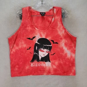 Emily The Strange I Bite Bat rot Batik Racerback Grafik T-Shirt Tank Übergröße 1X - Bild 1 von 18