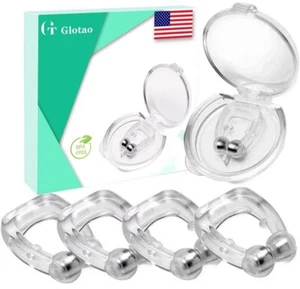 Clip antirussamento, clip naso magnetica, silicone - Foto 1 di 4