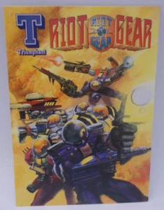 1993 Advance Comics Riot Gear Promo Card Triumphant Comics - Picture 1 of 2