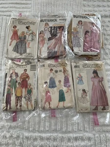 Vtg. Lot (6) 70's 80s Sewing Patterns 4672 6325 5308 7435 7425 8935 Sz 12-14 - Picture 1 of 8