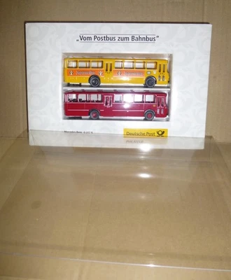 Brekina Post Edition 1:87 O 317 K : Bahnbus & Postbus mit OVP  - toll – anschaue - Bild 1 von 2
