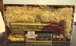 Hallmark Blown Glass Ornament Lionel 1950 Santa Fe Diesel F3 Locomotive Train - Picture 1 of 3