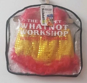 The Muppet What Not Workshop Feathers FAO Schwarz Flapper Red Feathers Gold NIP - Picture 1 of 3